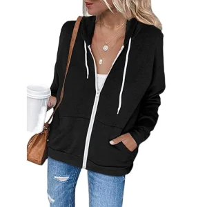 Élode | Sweat À Capuche Pour Femme | Fermeture Zippée