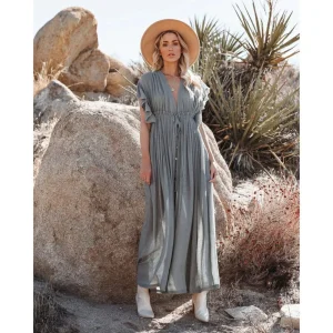 Femmes Robe Maxi Ibiza | Coupe Fluide
