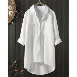 Femmes Blouse Fluide | Coupe Aérienne Manches Longues