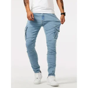 Timothée | Jean Cargo Homme | Confort et Style Polyvalent