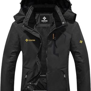 GEMYSE Veste de ski et de pluie imperméable et coupe-vent pour femme personnalisable