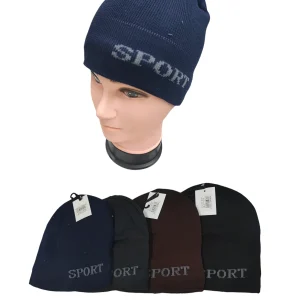Bonnet polaire détail écriture sport (x12) *6