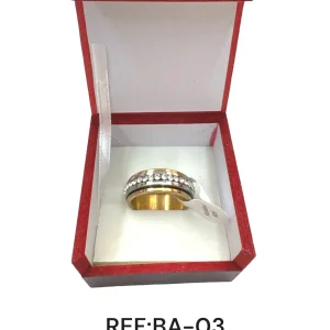 bagues strass acier inoxydable (x36)