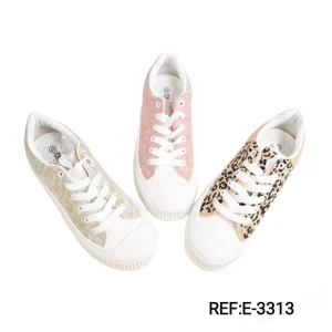 Basket Femme Motif Semelle Épaisse (x12)