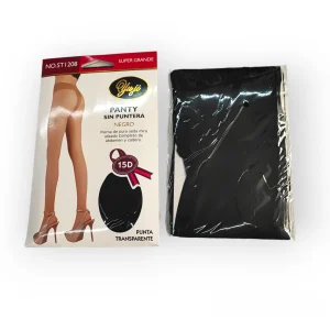 Collants noir transparent (x12)