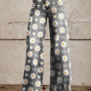 Joie | Pantalon taille haute pour femme | Fleurs