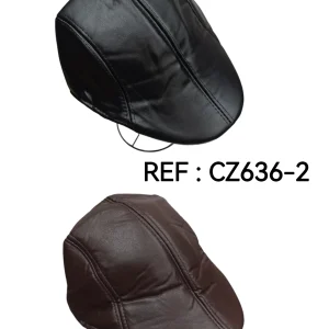 Béret homme  simili-cuir (x12) #2