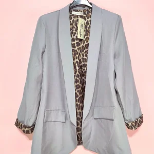 Blazer avec doublure léopard (X6)
