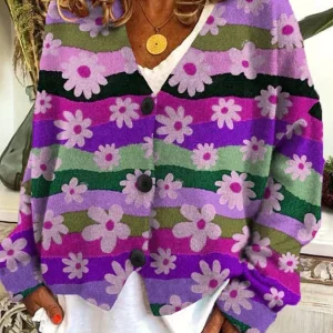 Nadia | Cardigan long pour femme | Chaud