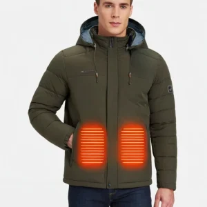 Veste polaire chauffante homme