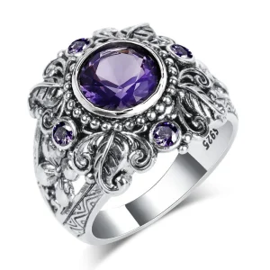 Bague Vintage Argent Classique