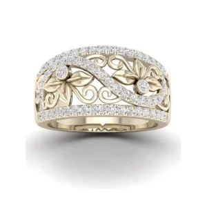 Bague Vintage Brillant Or