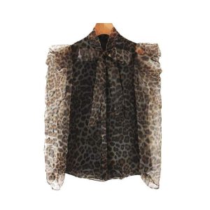 Blouse Vintage Léopard