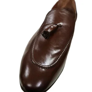 Mocassins à gland en cuir véritable pour hommes