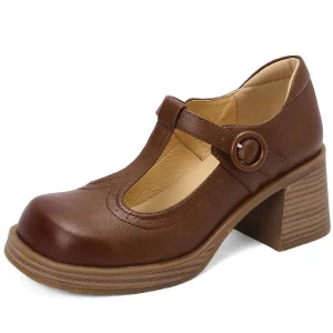 Chaussures Femmes Cuir Vintage