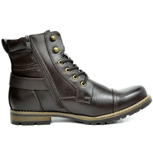 Chaussures Hautes Hommes Moto Vintage