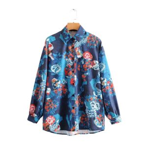 Chemise Vintage Bleu