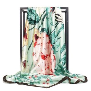 Foulard Imprimé Floral Vintage