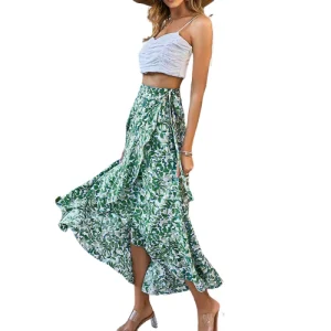 Jupe Longue Boheme Vert Menthe