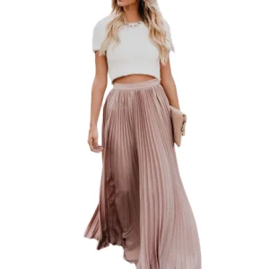 Jupe Longue Plissee Boheme Hiver