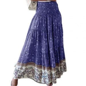 Jupe Longue Style Bohème Pas Cher