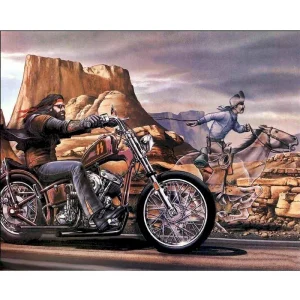 Peinture Tableau Moto Vintage