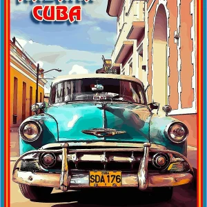 Poster Vintage Voiture