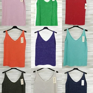 Débardeur maille avec lurex

 (x9)