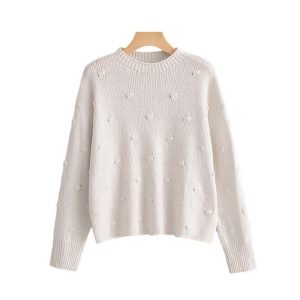 Pull Blanc Vintage