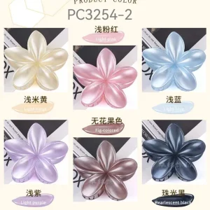 pinces  cheveux  forme  fleur (x12)#2