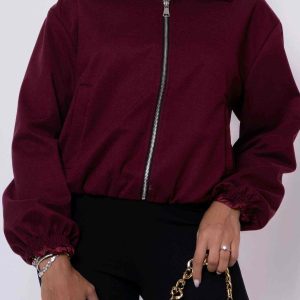 Veste zippée à col chemise (x6)