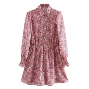 Robe Fleurie Vintage Rose