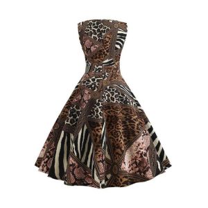 Robe Rockabilly Rétro Pin-Up 50s