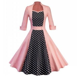 Robe Vintage Esprit Rose