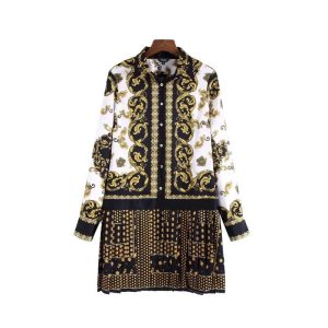 Robe Vintage Noire Dentelle Florale