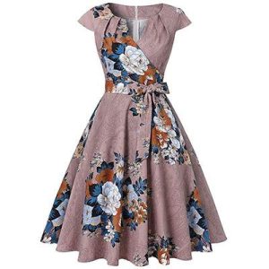 Robe Vintage Pastel Rose