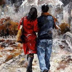 Tableau Couple Art Vintage
