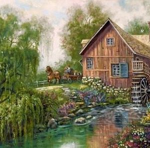 Tableau Peinture Ancien Vintage