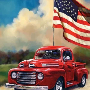 Tableau Vintage Americain