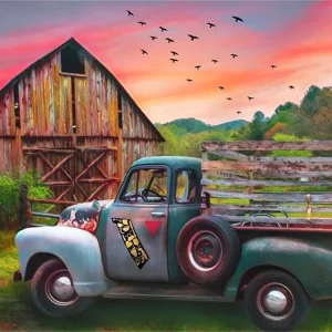 Tableau Vintage Camion