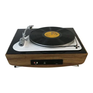 Tourne disque vintage en bois