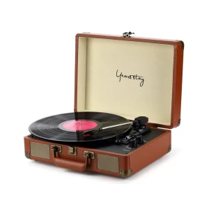 Tourne disque vintage valise