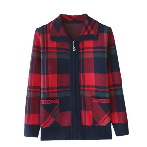 Veste Homme À Carreaux Vintage Industries