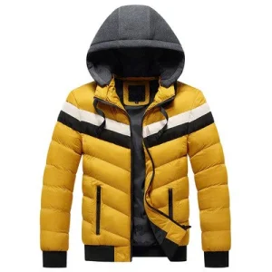 Veste Homme Noir Et Jaune Vintage 90