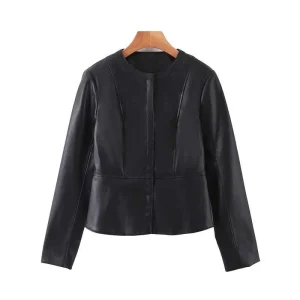 Veste Moto Cuir Vintage