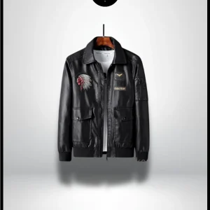 Veste Simili Cuir Moto Homme