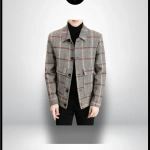 Veste Tweed Ecossais Homme