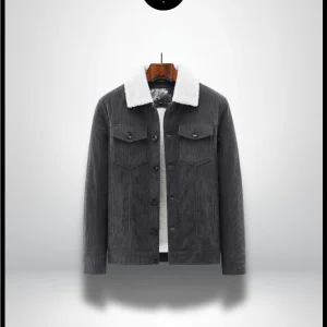 Veste Velours Fourrée Homme