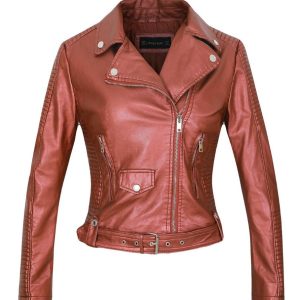 Veste Vintage Cuir Femme