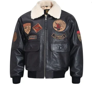 Veste Vintage Homme Cuir